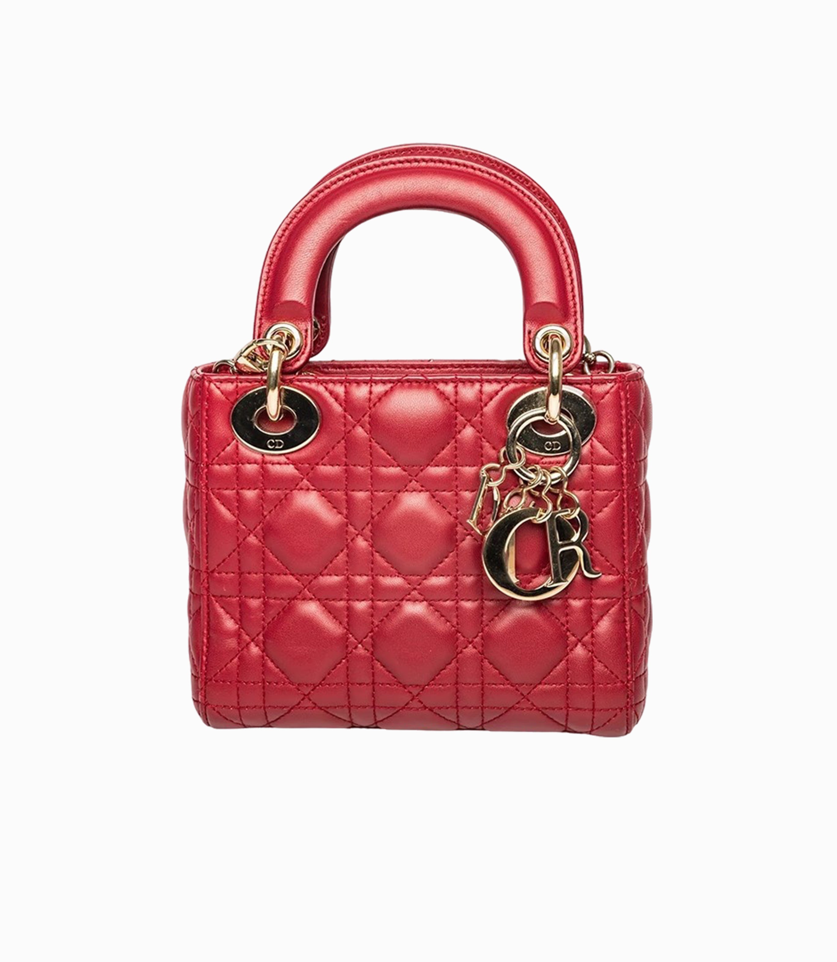 Christian Dior Cannage Lady Dior Mini leather