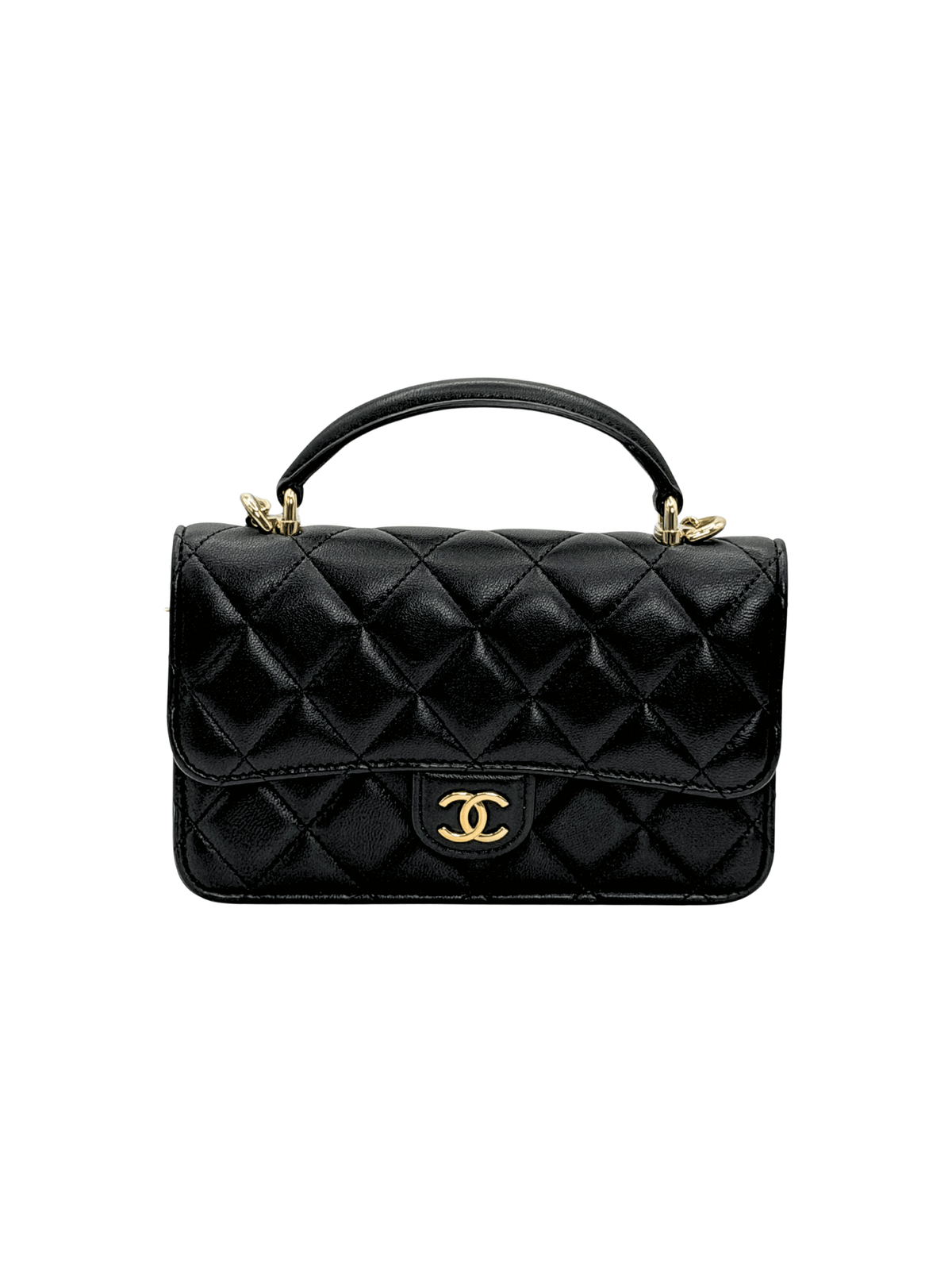 Chanel Metalasse Wallet on chain
