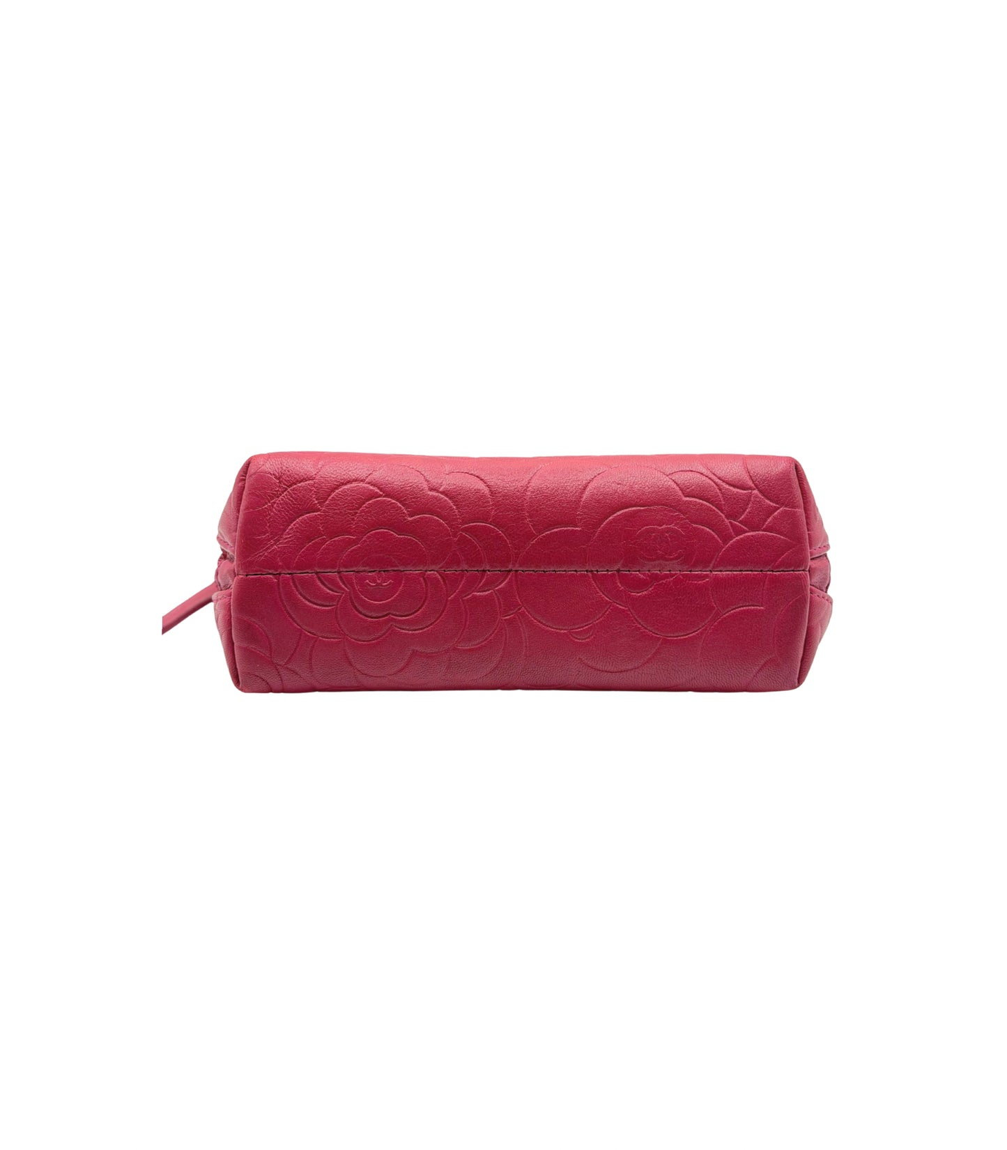 Chanel Camelia Lambskin Pouch