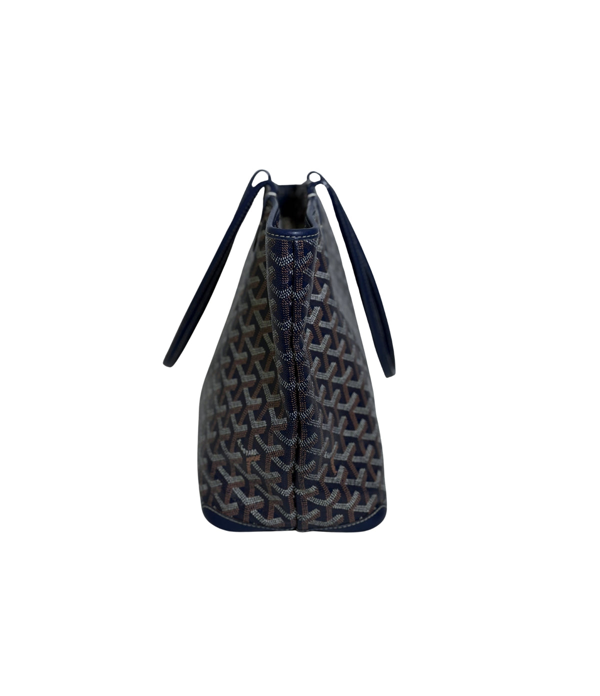 Goyard Artois PM PVC & leather Tote bag Navy Blue