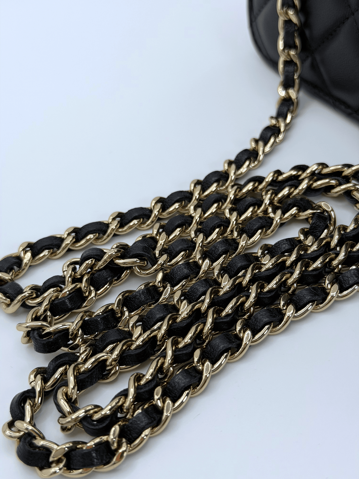 Chanel Metalasse Wallet on chain